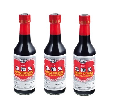 3 x 150ml Helle Superior Sojasauce Sojasosse hell Soja Sauce z.B. für Sushi WOK