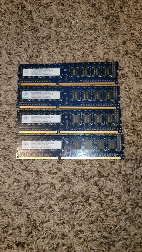 Nanya 8GB (4 x 2GB DIMM 1333 PC3-10600U DDR3 SDRAM Memory (NT2GC64B88B0NF-CG)
