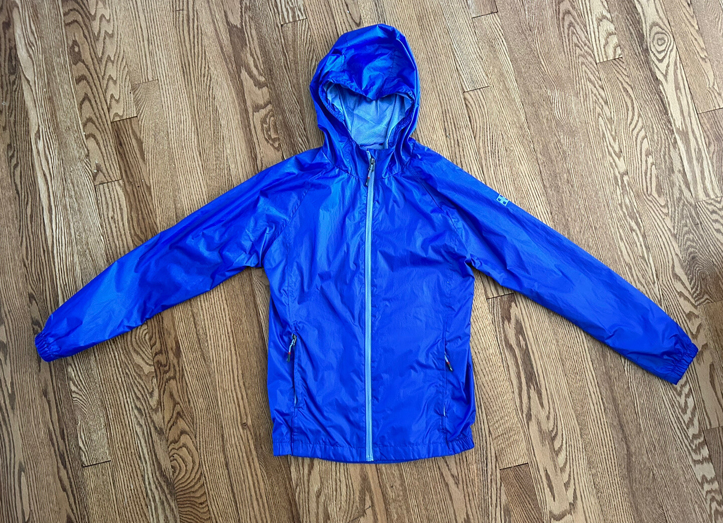 SWISS ALPS Kids Wind Resistant Lightweight Rain Jacket Teal 