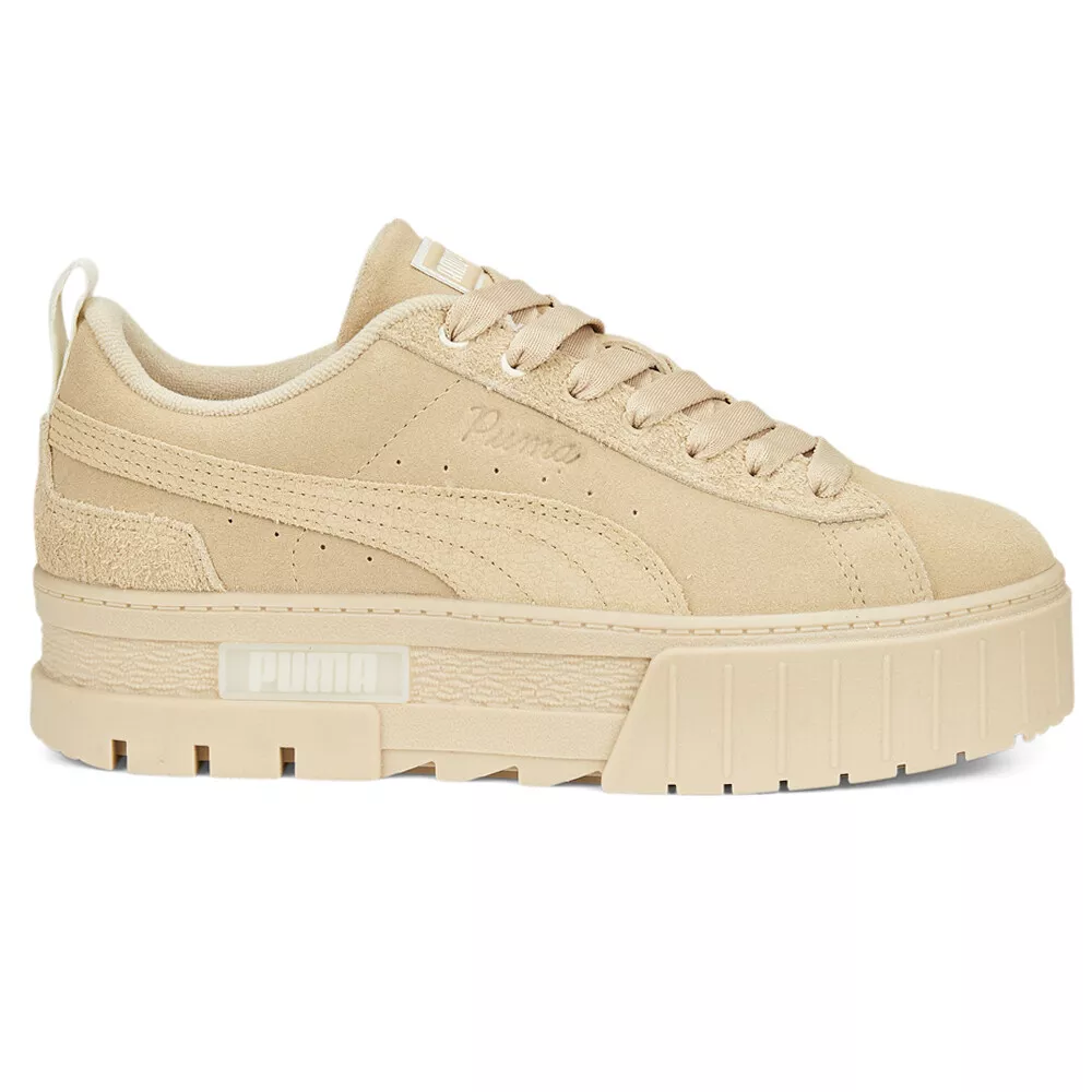 Puma platform top sneakers brown