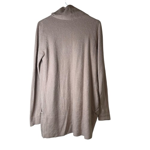 Barefoot Dreams CozyChic Lite Cardigan Women’s Medium Pink Moth Open Front Soft - Picture 2 of 10