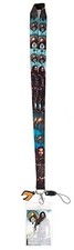 DC Comics Justice League Aquaman Logo Charm Lanyard