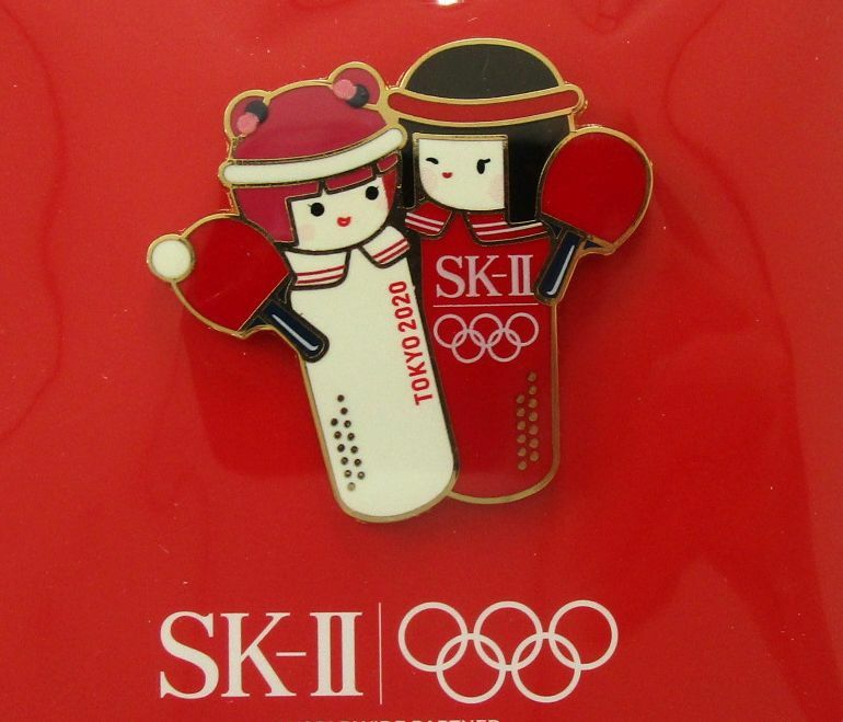 SK-II SK2 ｘ 東京オリンピック ノベルティ ピンバッジ SK-II SK2 x 東京オリンピック ノベルティ ピンバッジ