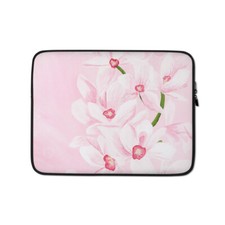 Pink Floral Laptop Sleeve