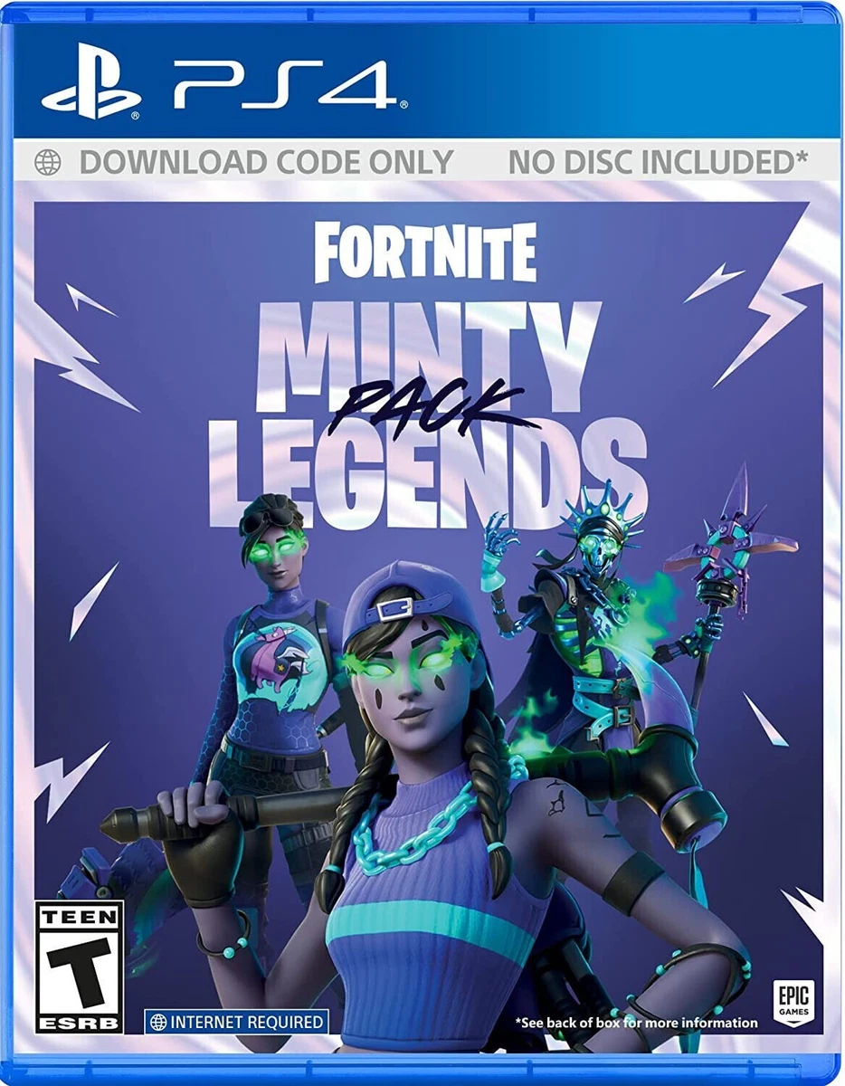 NEW Fortnite Minty Legends Pack No Disc Playstation 4 PS4 DOWNLOAD