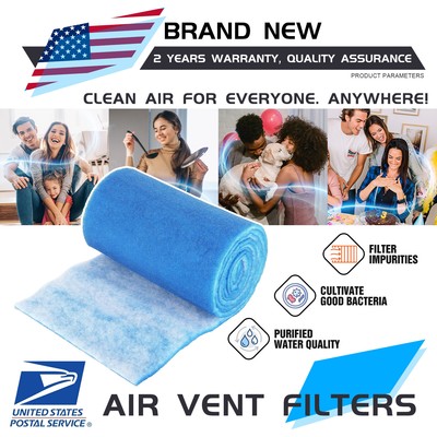 Floor Vent Filters for home Air Conditioning System Filter Replace 3x12inx11.6ft