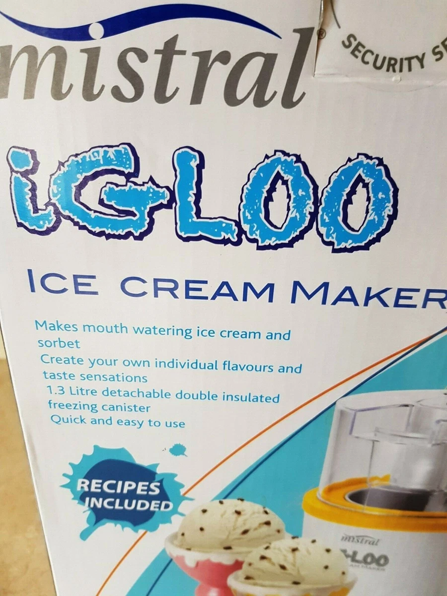 Mistral ice cream maker recipes sales