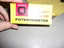 NEW Ohmite 2W Type AB Potentiometer Type U Linear CU 5001 FREE SHIPPING 
