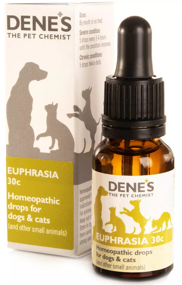 Denes Homeopathic Euphrasia 30c 15ml Dog Cat Mammals Eye Health eBay