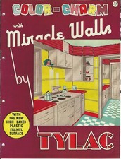 Brochure - Tylac - Color Charm Plastic Enamel Miracle Walls - c1949 (AF683)