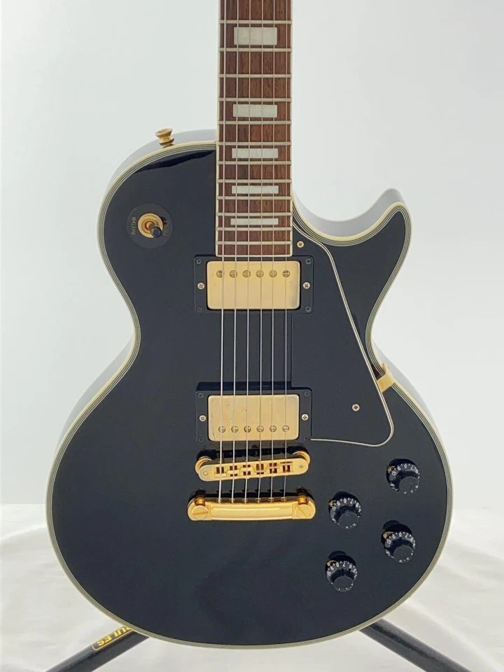 Guitarra Eléctrica Burny RLC-50 Negra 2007 Braguero Cubierta Falta Unidad Principal JPN Foto 2 de 4