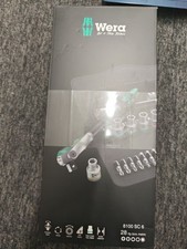 Wera 8100 SC 6 Zyklop Speed 1/2" Multifunction Ratchet & Socket Set New