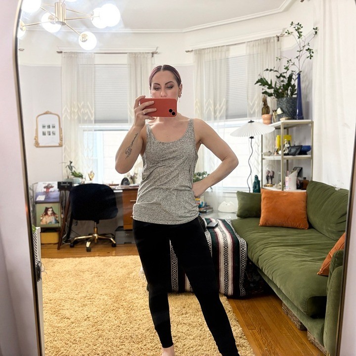 H&M Marled Gray Women's Tank Top - Sz Small thumbnail 11