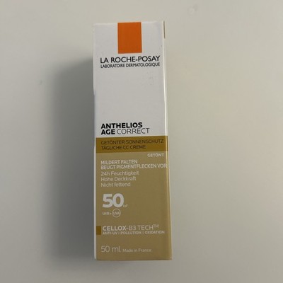 ROCHE-POSAY Anthelios Age Correct UVB/UVA 50 Getönter Sonnenschutz Tägliche CC