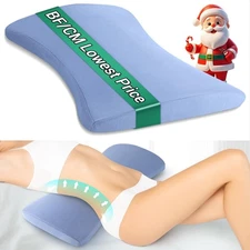 Lumbar Support Pillow for Bed Relief Back Pain: Lower Back Pillow for Sleepin...