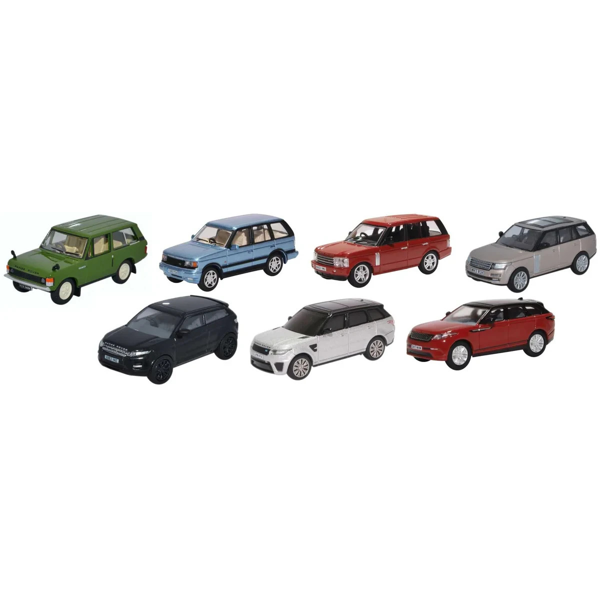 OXFORD DIECAST RANGE ROVER CLASSIC P38 L322 VELAR CAR MODEL SET 76SET72 1:76