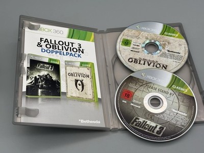 Fallout 3 Oblivion Doppelpack Xbox 360 komplett 2 Dis