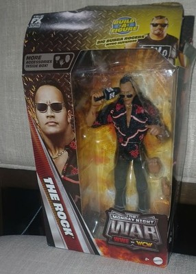 WWE Monday Night Wars Elite Series 9 The Rock-New/Opened/No BAF piece enclosed