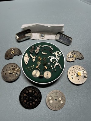 Lot Of Two Partial Landeron 48 Chronograph Watch Movements Javil And Delbana 17j