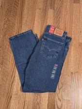 Levis 505 Jeans Mens Regular Fit Straight Leg 34x32, New With Tags