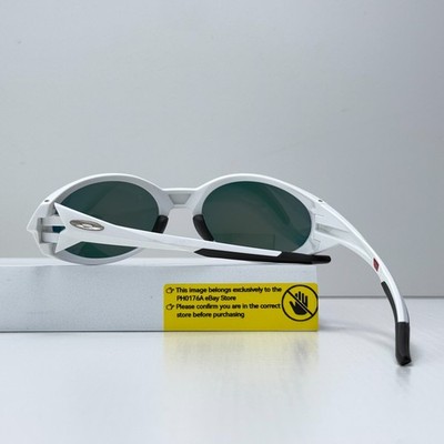 Oakley Eye Jacket Redux OO9438 White Frame Galaxy Ruby Polarized