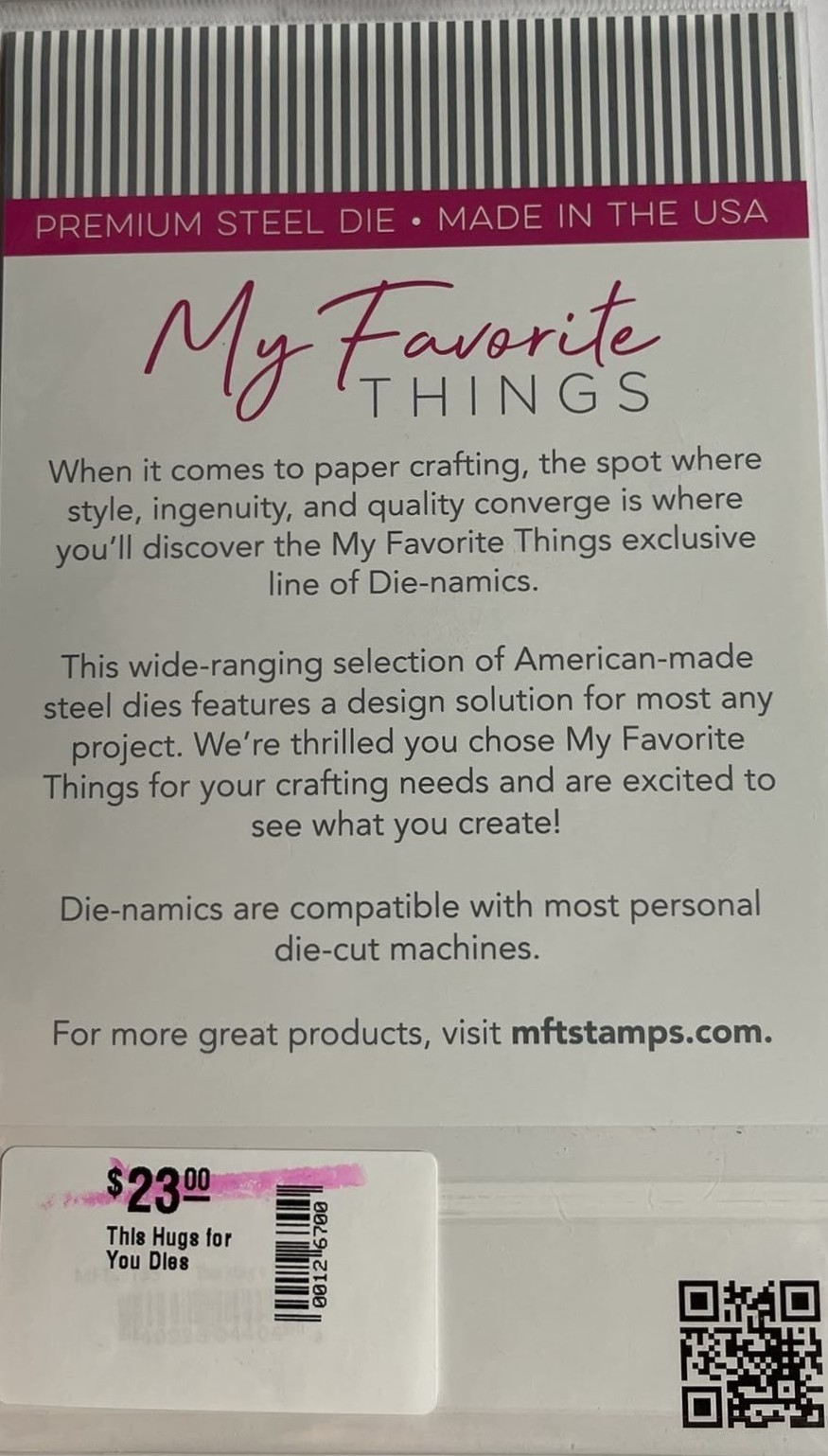 My Favorite Things CS-616 Stamp & Die-namics Sets, Crafts