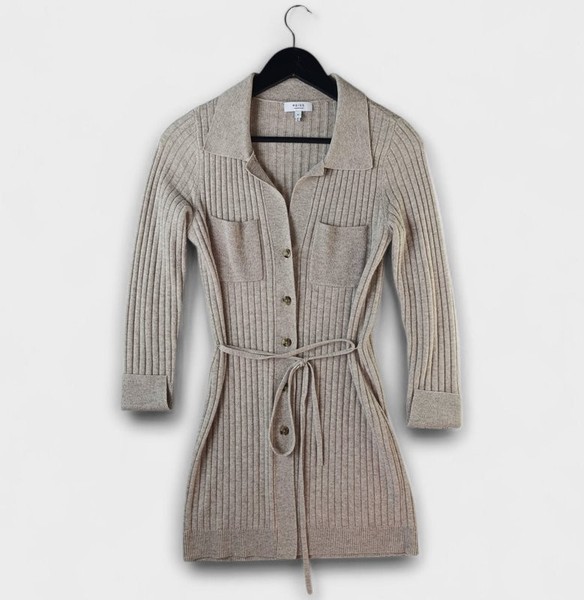 Women Reiss Sweater Beige Viscose 36 / S / 44
