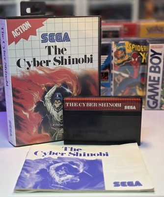 Sega Master System OVP  The Cyber-Shinobi Gut Mit Anleitung