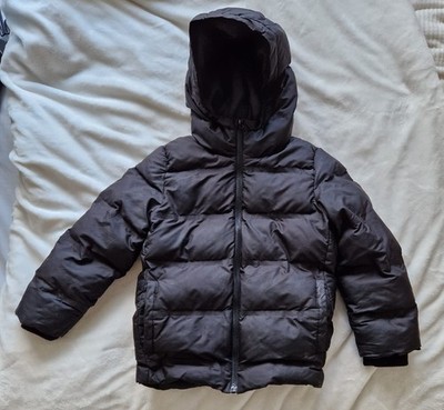 NEXT ''Eighty Two'' Jungen gepolsterter Anorak mit Kapuze - schwarz (Etikett Alter 6 Jahre)