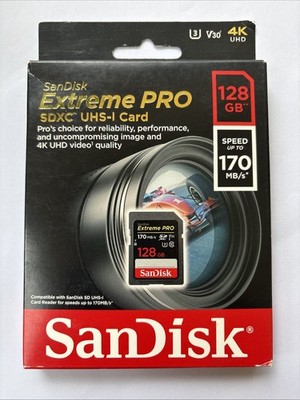SanDisk Extreme PRO 128 GB SDXC UHS-I Speicherkarte
