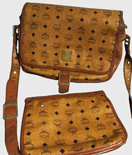 MCM Women s Visetos Monogram Brown/Tan Crossb...