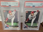 (2) 2018 Bowman Shohei Ohtani #49 PSA 9 MINT Rookie RC