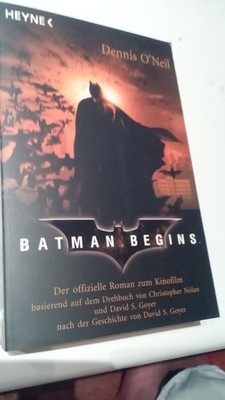 Heyne, Dennis O´Neil, Batman Begins, offizieller Roman, Buch SC, wie neu
