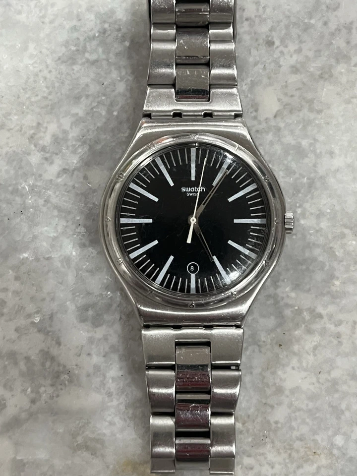 SWATCH IRONY MIRE NOIRE YWS411G -- Autodromo Group B Style Homage - Image 2 of 4