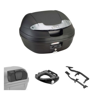 GIVI E340 VISION TECH Black SUNRA ROBO S 2021-2025 Trunk Kit