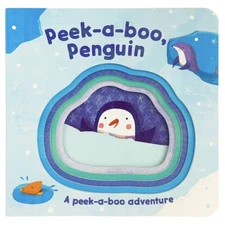 Peek-a-Boo Penguin (Peek-a-boo Books) (Peek-a-boo Adventure) - Board book - GOOD