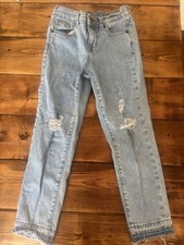 Girls size 7 Cat and Jack Jeans straight- with elastic back