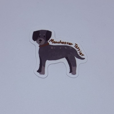 Manchester Terrier Dog Sticker Cute Animal Art Decal Vinyl Novelty Souvenir Tc9