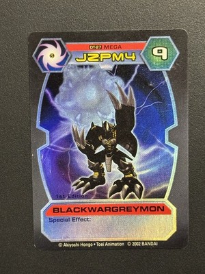 Digimon D-Tector Blackwargreymon Holo DT-27 - Series 1 Bandai 2002