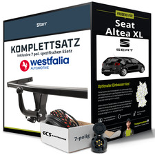 Für SEAT Altea XL 5P5,5P8 Anhängerkupplung starr +eSatz 7pol 10.2006-01.2009 NEU