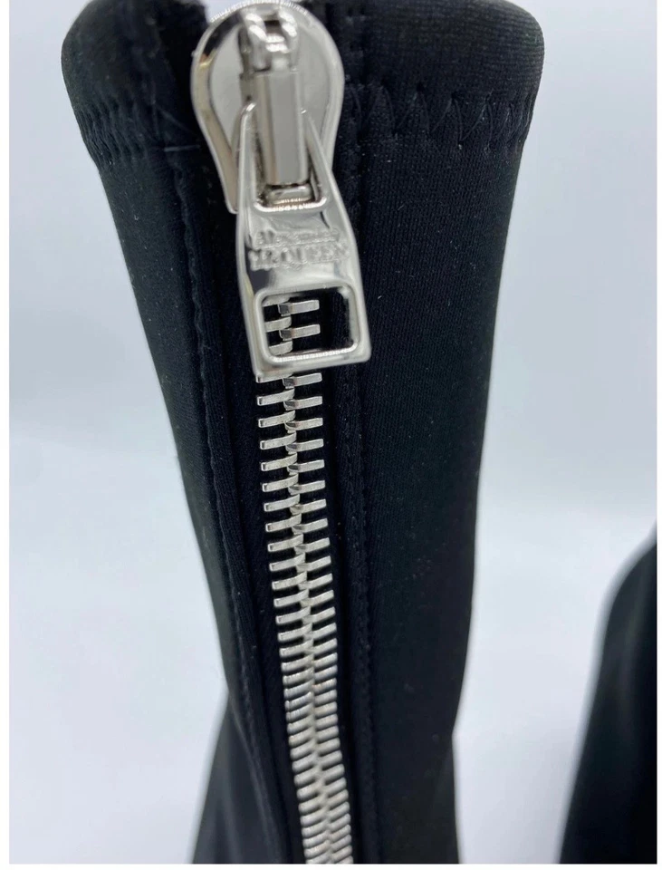 $750 Alexander Mcqueen Mujer Negro Slim Tread Botas Talla US 8 EU 38 Nuevo Foto 4 de 4