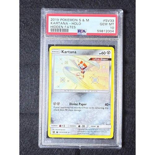 Kartana graded PSA 10 for sale on eBay