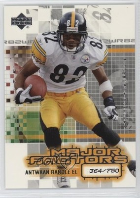 2003 Upper Deck Finite Major Factors /750 Antwaan Randle El #156 0q3