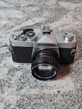 Vintage Konica Autoreflex A3 35mm SLR Film Camera Hexanon 50mm F/1.7 Lens Japan