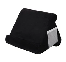 Black IPad Laptop Holder Tablet Multi-Angle Soft Pillow Lap Stand Phone Cushion