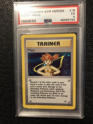Misty 018/132 Gym Heroes Holo for sale online
