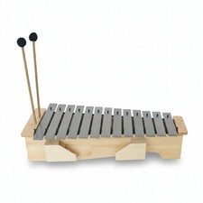 13-Tone Xylophone Felt-Headed Mallets Percussion Instrument Sound Slots