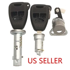 Ignition Switch Lock Cylinder & Door Lock Set For 2008-2014 DODGE AVENGER