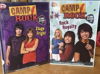 2009 Disney Camp Rock HB Stage Fright and Rock Royalty Chapter Books