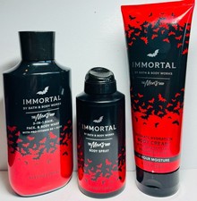 NEW MEN'S IMMORTAL 3PC GIFT SET Bath Body Works SHIPS FREE